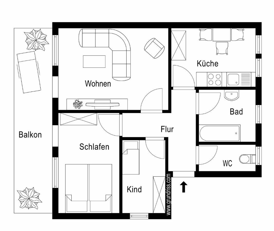 Ferienwohnung Asenberg باد سالزفلن المظهر الخارجي الصورة